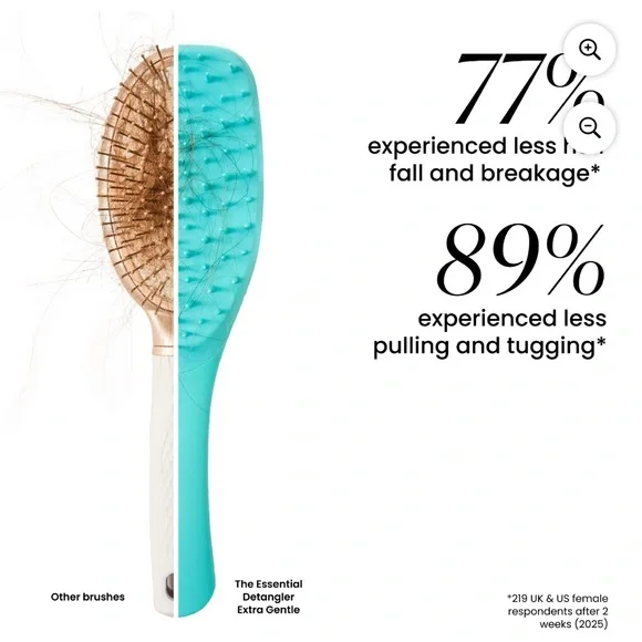Tangle Teezer Detangling Hairbrush Extra Gentle in Turquoise - Picture 13 of 13